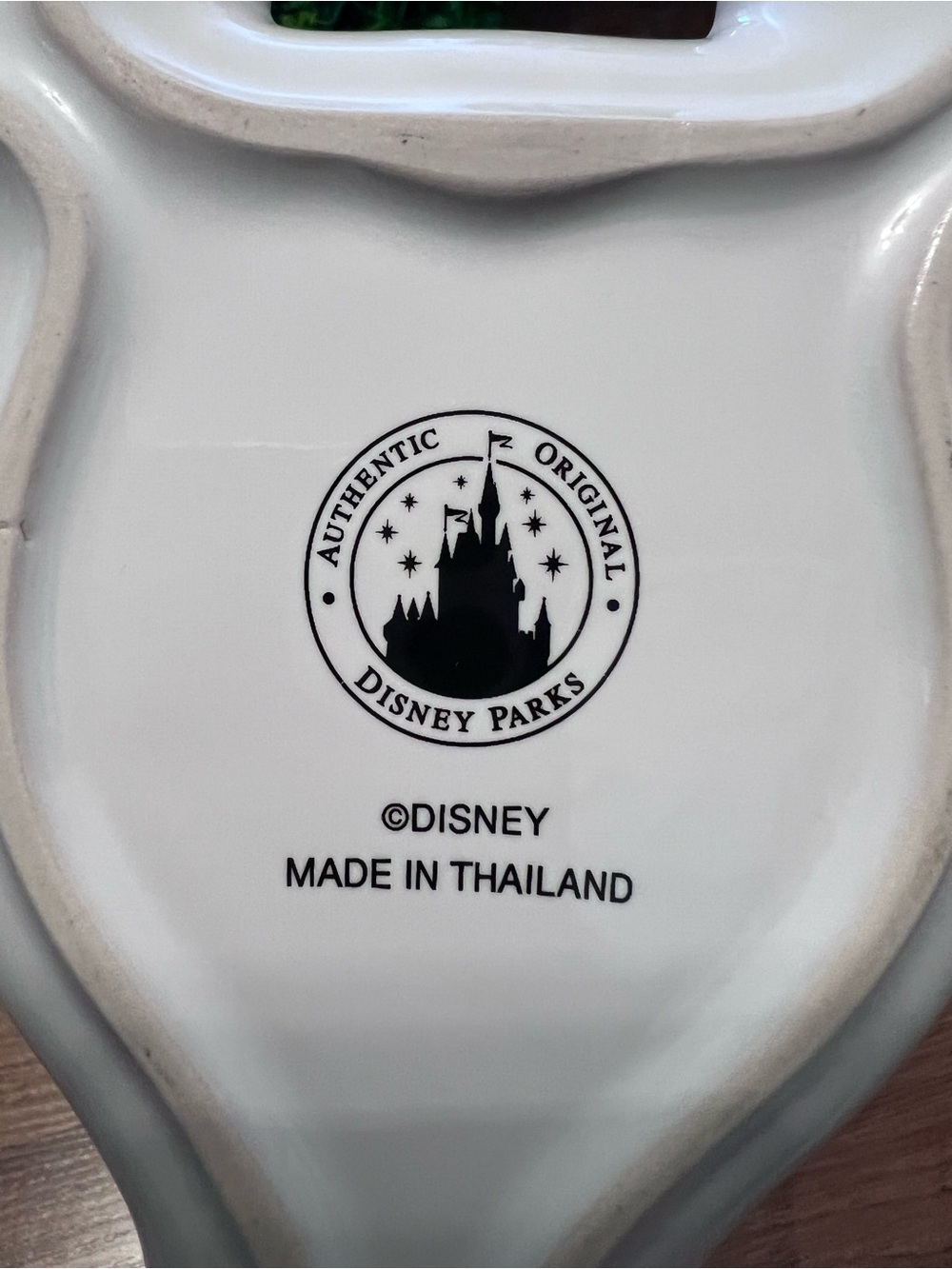 DISNEY PARKS MICKEY MOUSE CERAMIC EARS SPOON REST BLUE/WHITE "CHEF MICKEY” - Picture 8 of 8